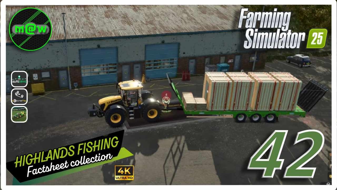 FS 25 🚜 Kinlaig 42 - Il muro prefabbricato  #fs25 #letsplay