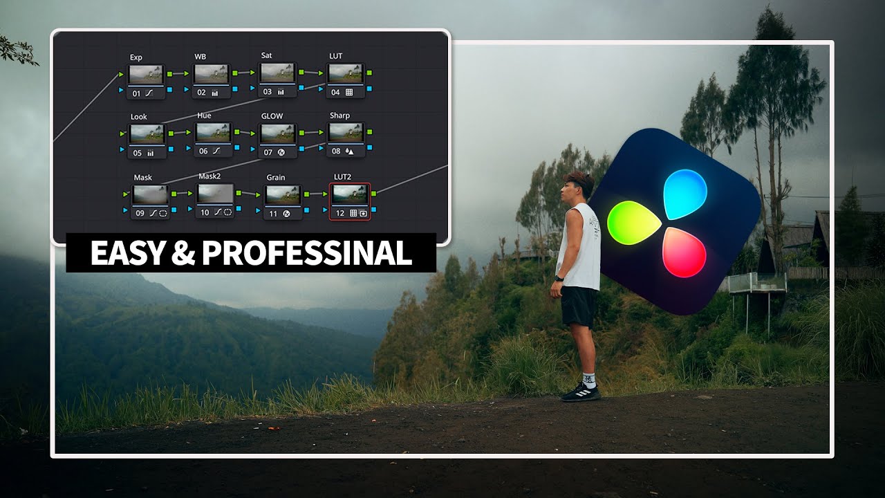 【中級者向け】簡単かつ綺麗に！シネマティックなカラーグレーディング方法 | DaVinci Resolve