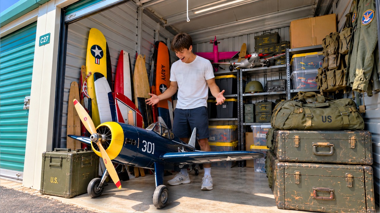 I Bought a RICH PILOTS Abandoned Storage Unit!!
