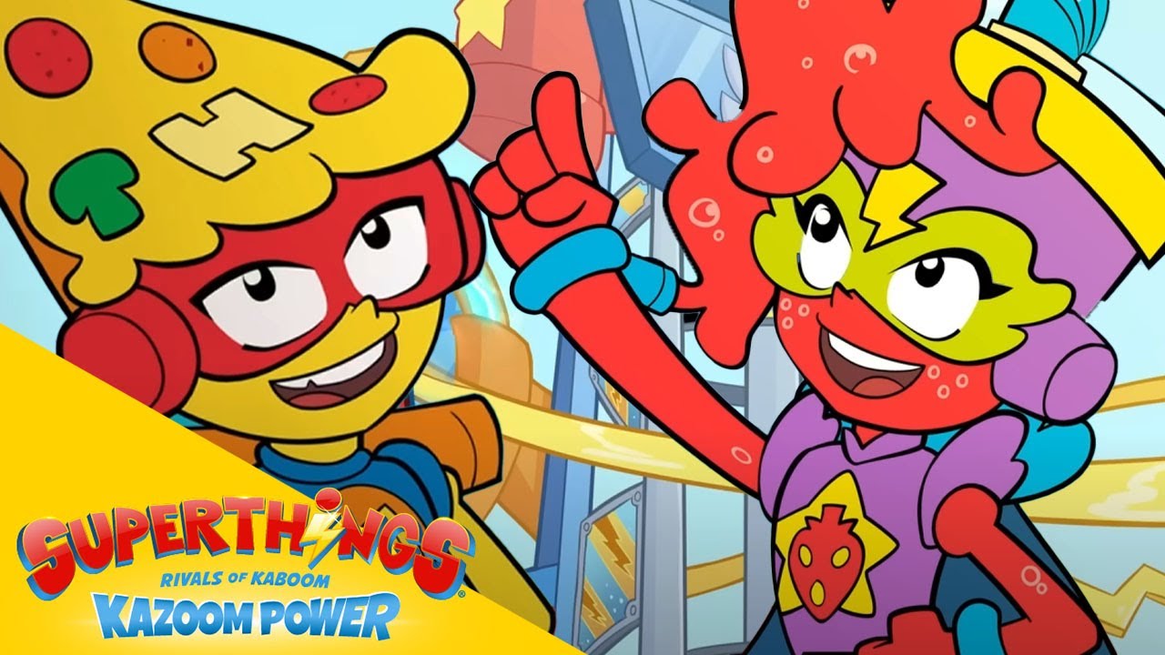 Kazoom Kids (Episodios 6-10) 💥 SUPERTHINGS ⚡ DIBUJOS para NIÑOS #Superhéroes #Dibujosdivertidos