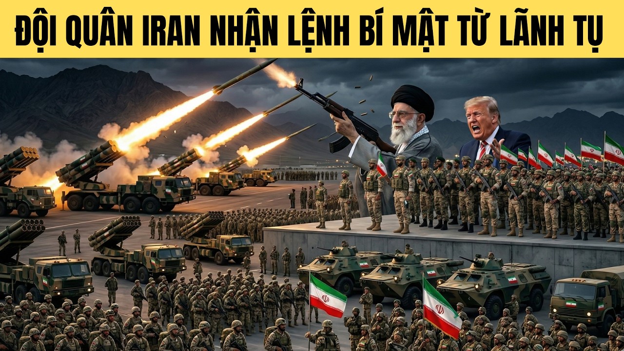 Qu&acirc;n đội Iran nhận lệnh b&iacute; mật từ l&atilde;nh tụ san bằng Isreal ?