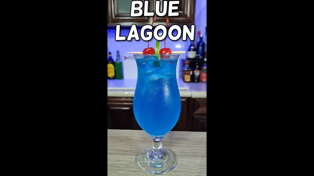 &iquest;C&oacute;mo Preparar EL BLUE LAGOON?🔵🍒🍋   | LAGUNA AZUL | F&aacute;cil de Preparar | Drinkiando #shorts