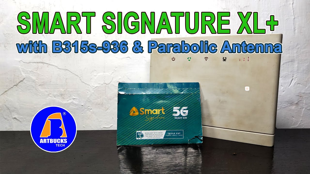 Smart Signature XL+ with B315s-936 & Zensie Parabolic Antenna 698-4000 Mhz