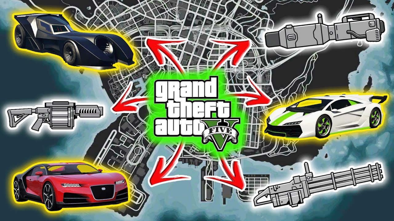 GTA 5 - All New 2025 Secret Weapon & Rare Cars Locations! (Story mode)
