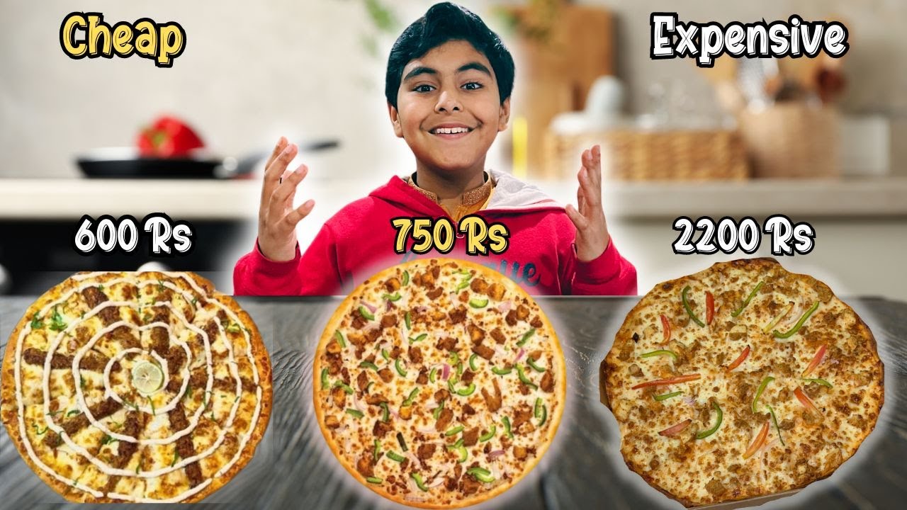 Cheapest Pizza 😱 VS Most Expensive Pizza🍕 in Multan | MHK Vlogs Family
