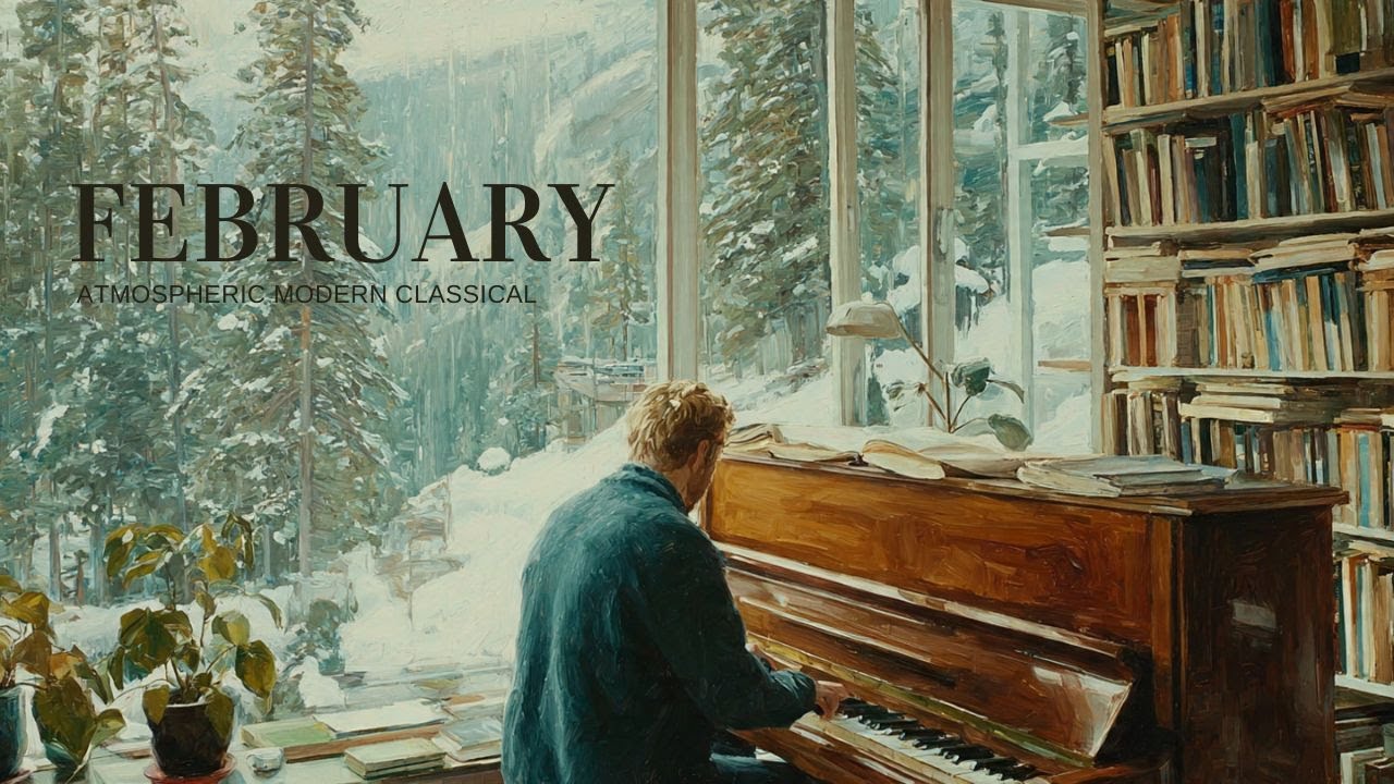 February | Light Academia Piano for Deep Focus & Late Winter Clarity | Atmospheric modern classical