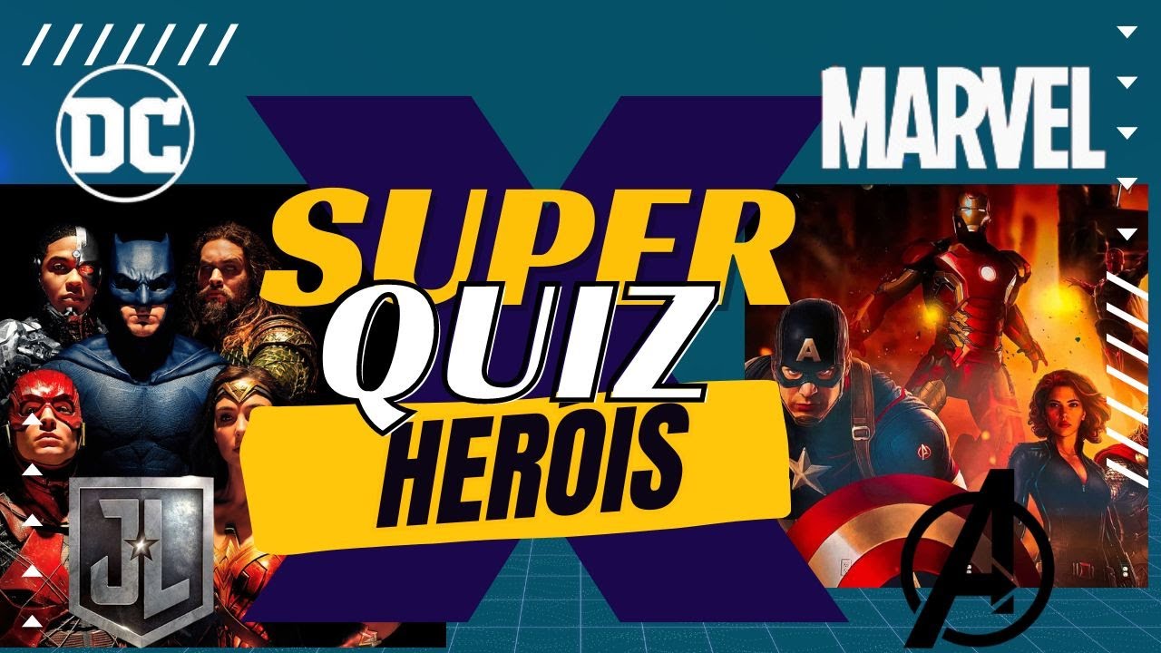 Quiz Super Her&oacute;is: DC X MARVEL: Quantas Perguntas Voc&ecirc; Acerta?