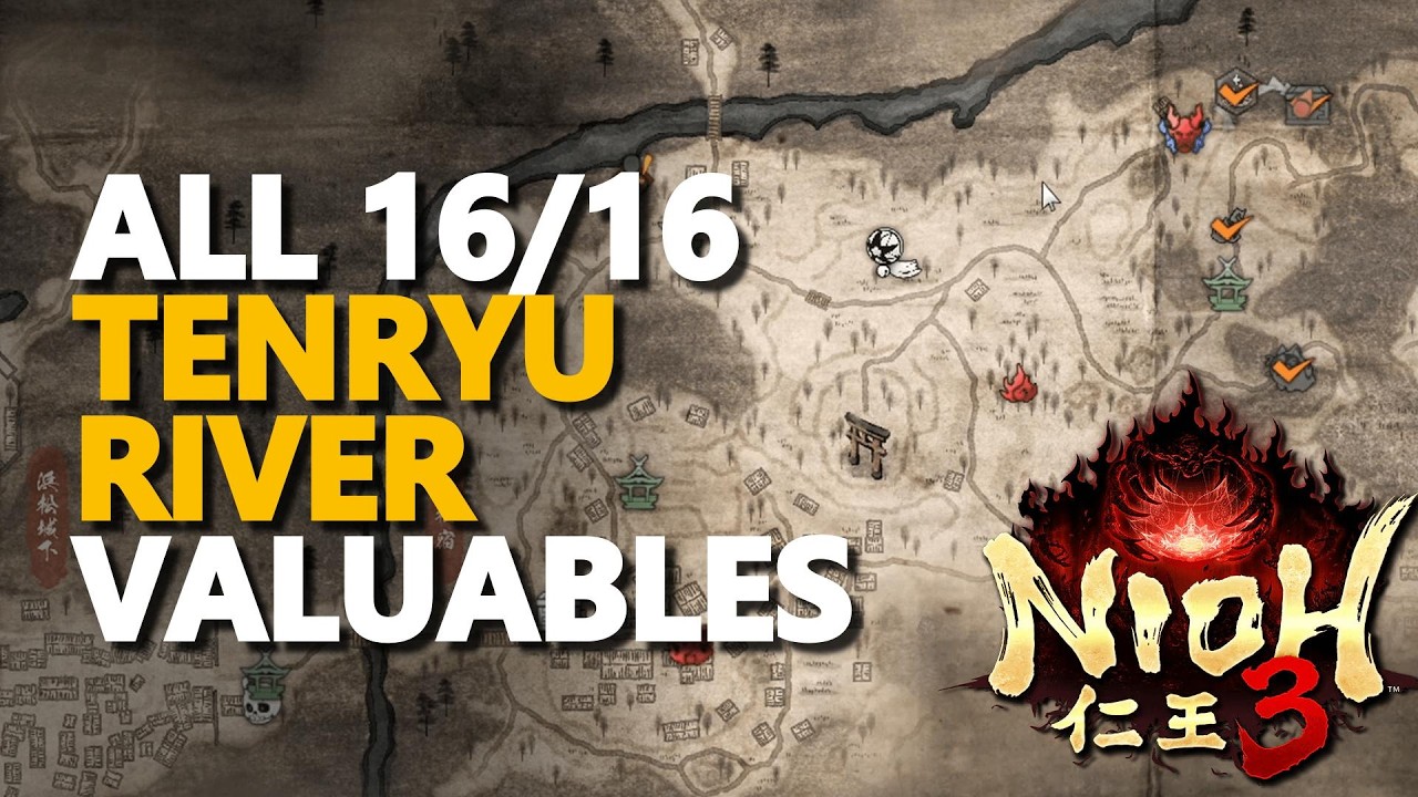 All Tenryu River Valuables Nioh 3