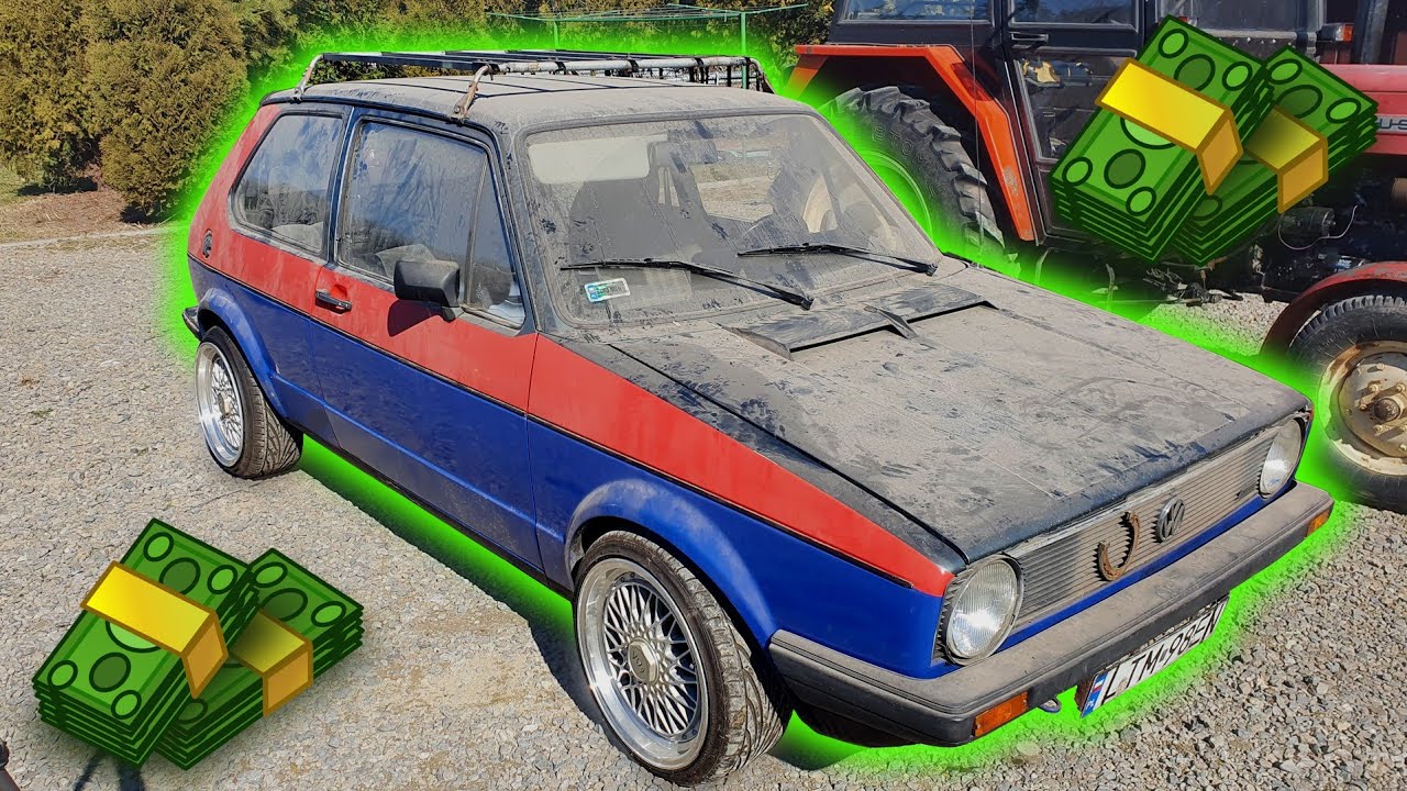 Jak zarobić na kupnie 44 letniego Golfa MK1 1978 / JZN 2