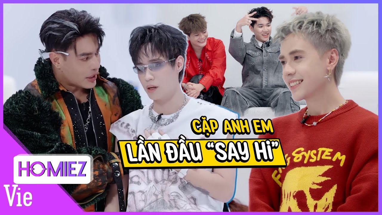 2 anh em Ryn Lee và Quang Hùng MasterD lần đầu đến với nhà 
