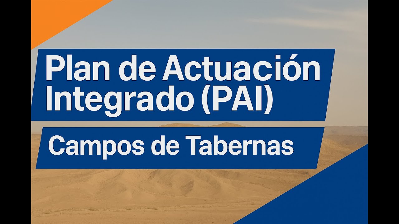 Plan de Actuación Integrado - Campos de Tabernas