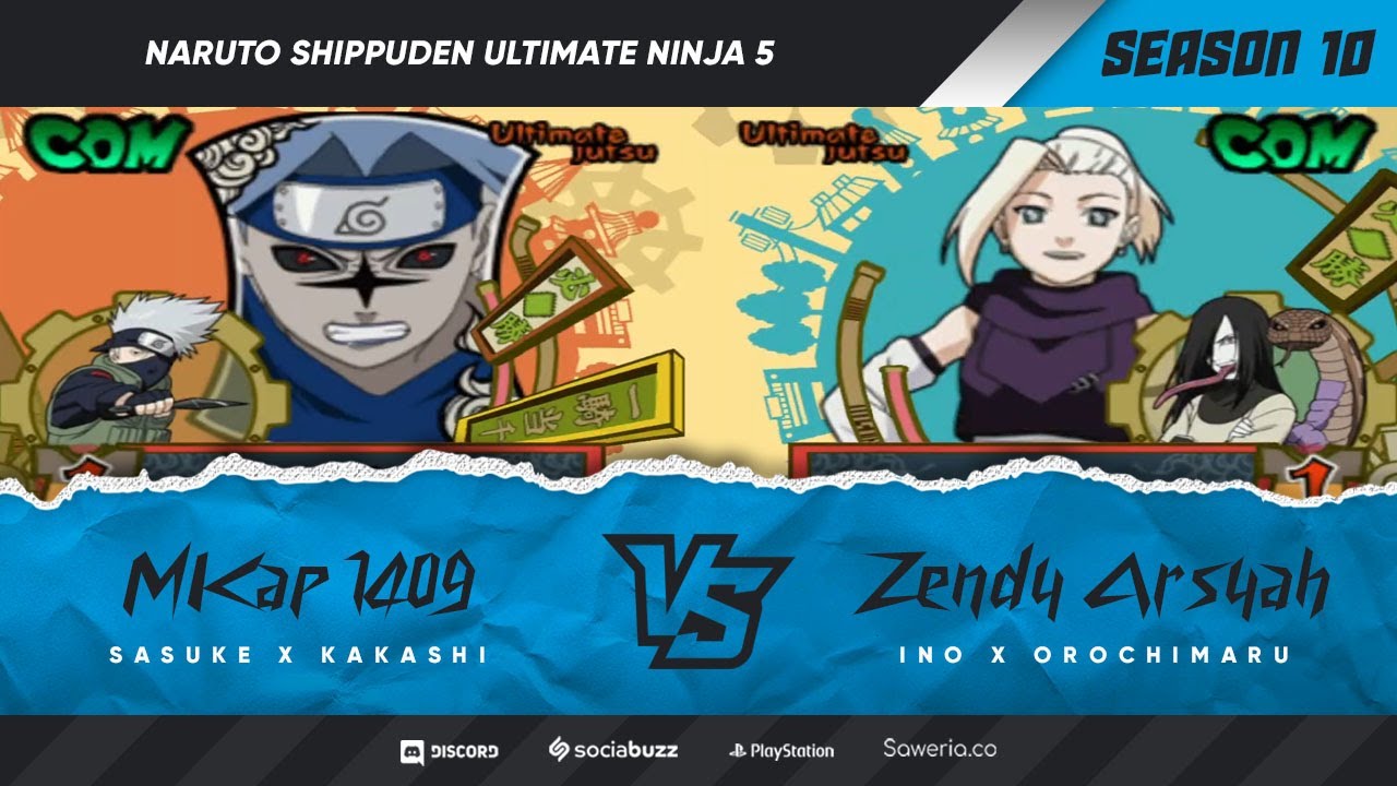 SEASON 10 - ONLINE TOURNAMENT | NARUTO SHIPPUDEN ULTIMATE NINJA 5 [ PS2 ]
