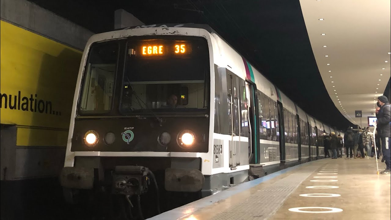 Départ d’un MI79 STIF et d’un MI84 IDF à Paris Nord