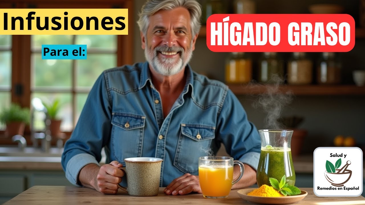 🟥 C&oacute;mo Desintoxicar el H&iacute;gado Graso con Estas Infusiones Naturales