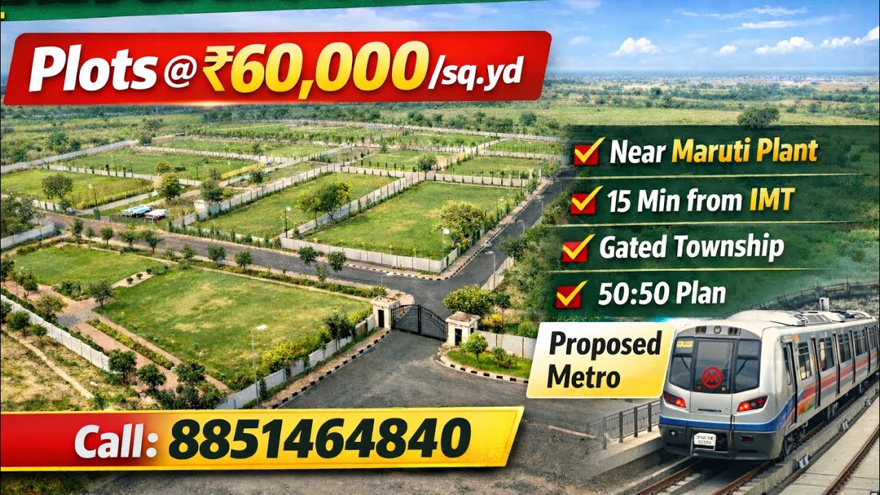 Kharkhoda ka Next Hotspot! Riverwood Estate Plots Near Maruti Plant & IMT | #kharkhoda #plot #home 