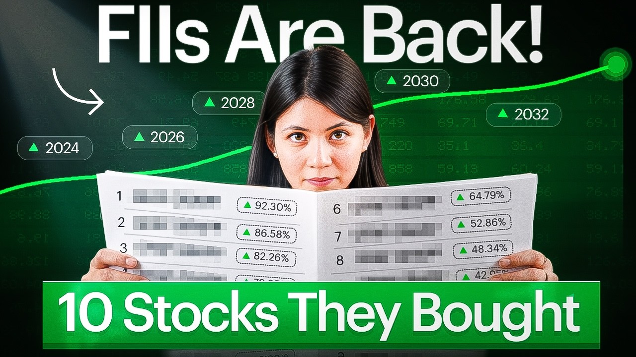 10 Stocks FIIs just Bought after their Comeback!