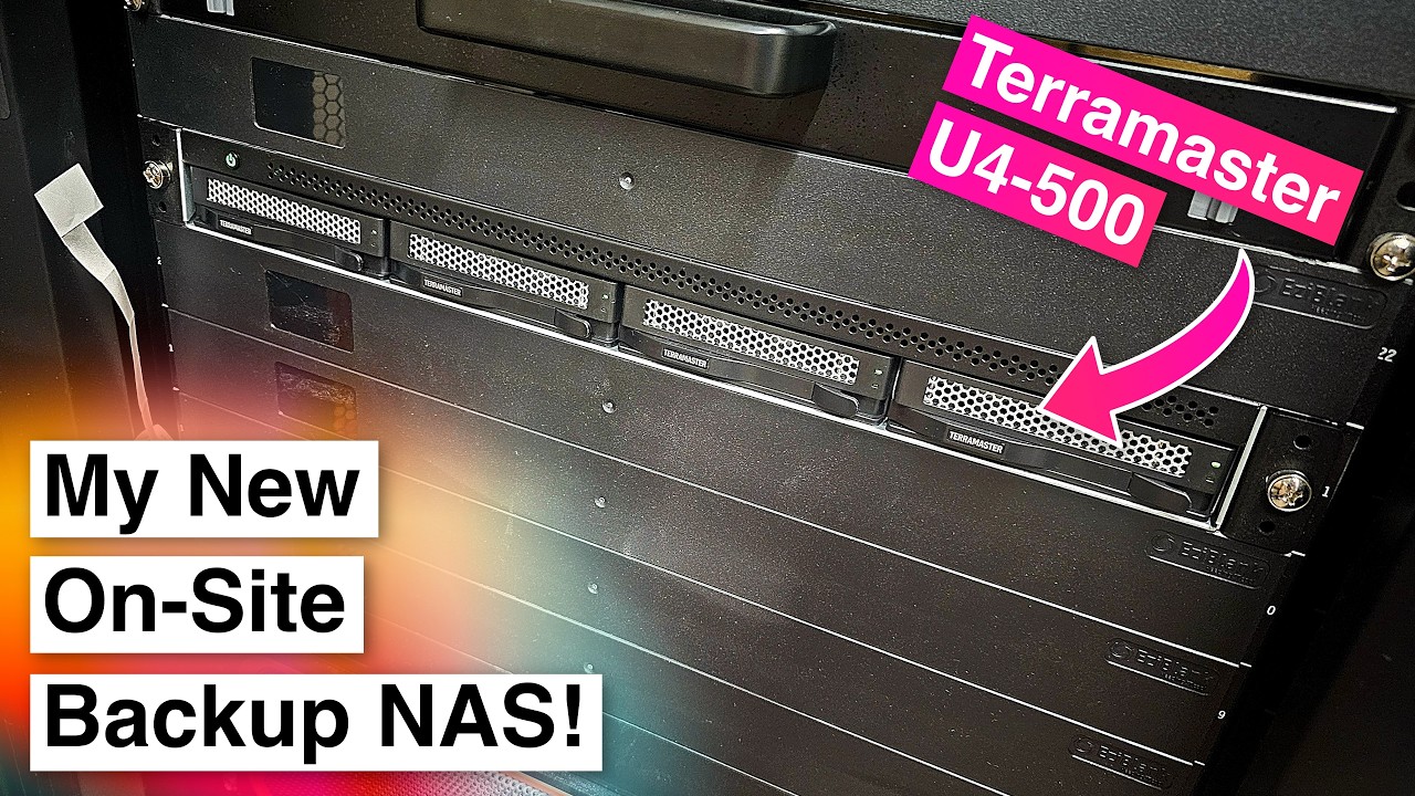 My New On-Site Backup Server! — TerraMaster U4-500