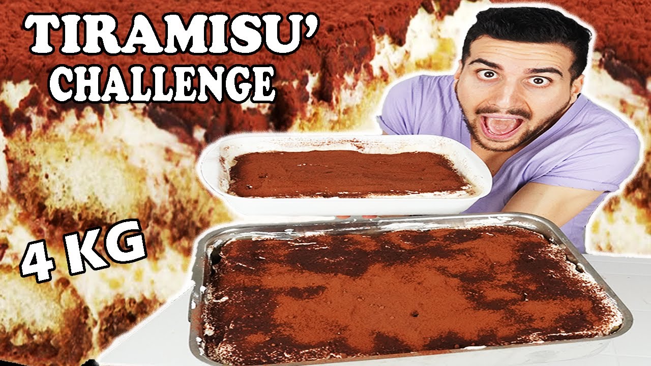 4 KG+ TIRAMISU' CHALLENGE - CHEAT DAY - MAN VS FOOD #foodchallenge #tiramis&ugrave; #tiramis&ugrave;challenge#eats