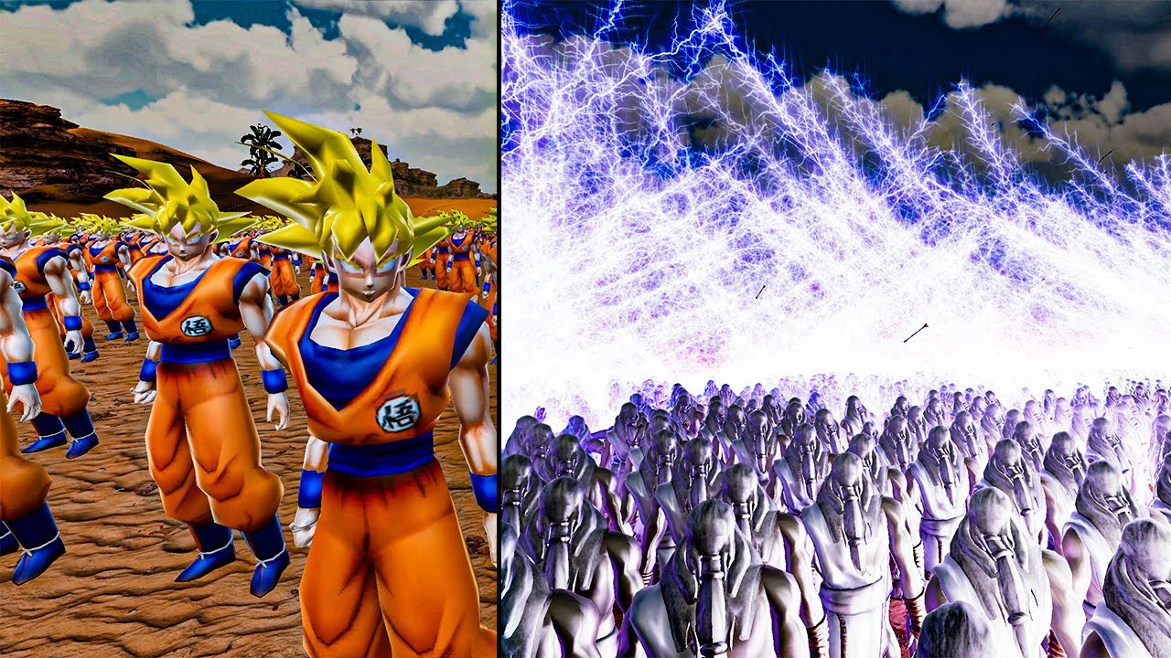Can 17 Different Hero Squads Stop 20.000 GOKU Wave?  - Ultimate Epic Battle Simulator 2