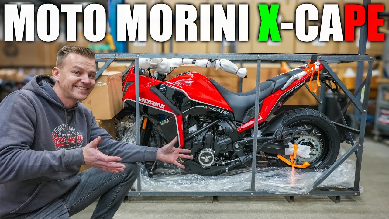 Unboxing an Italian Motorcycle from CHINA! Moto Morini X-Cape 650 | €7800 Adventure Motorcycle!