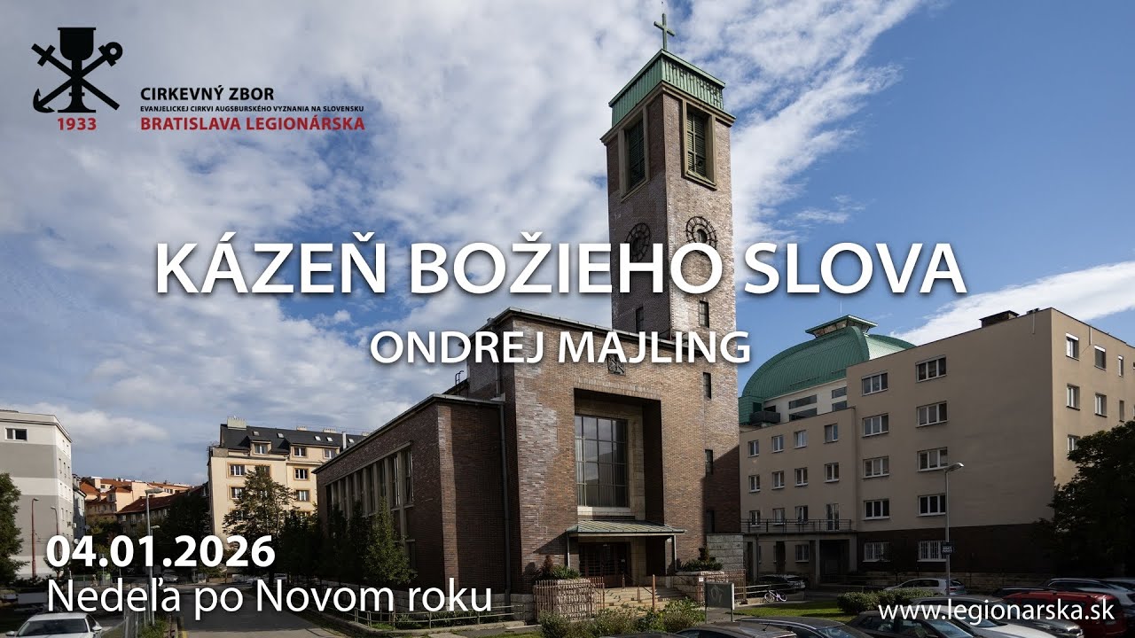 Kázeň - Ondrej Majling - 4.1.2026 -  Nedeľa po Novom roku