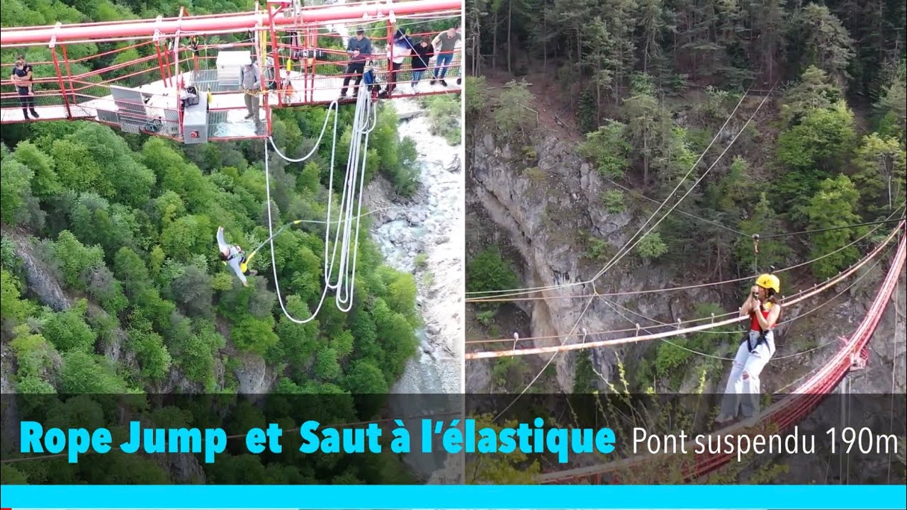 Saut élastique, Rope Jump - pont de 190m