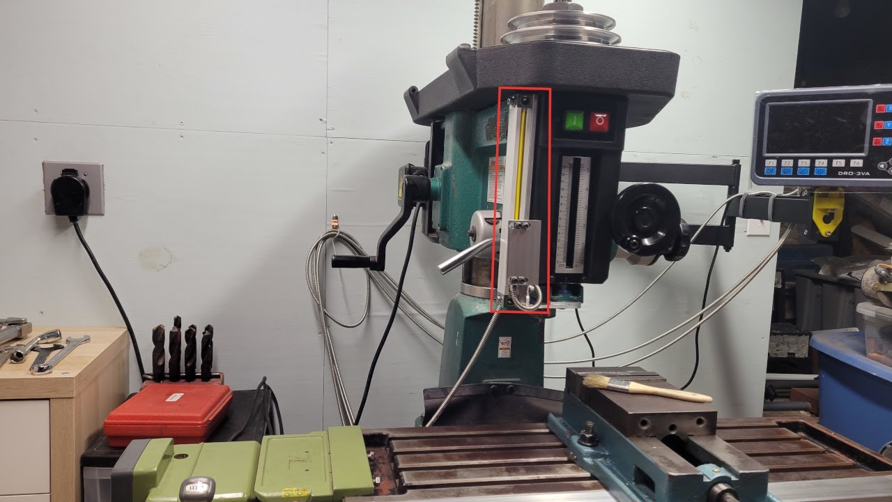 Installing Grizzly G1007 mill DRO - Z axis