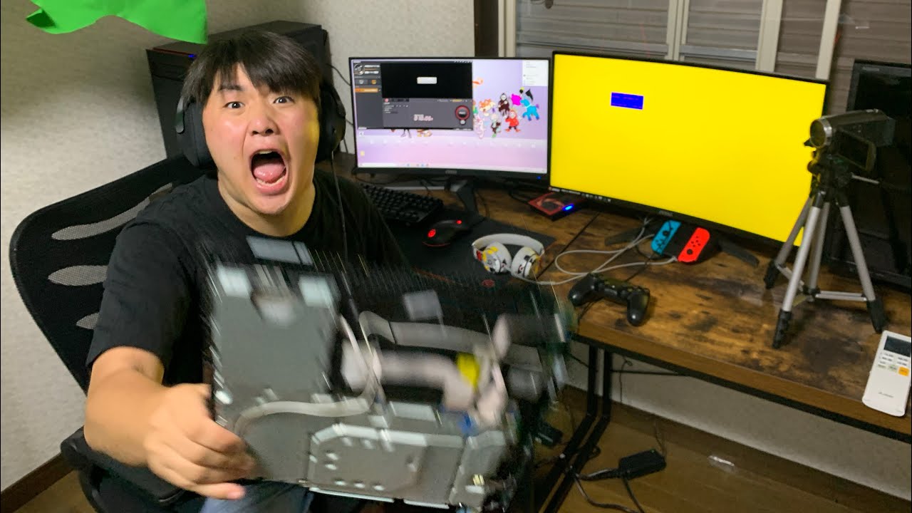 友達のPS4をゲーム実況中に潰してみた【ドッキリ】