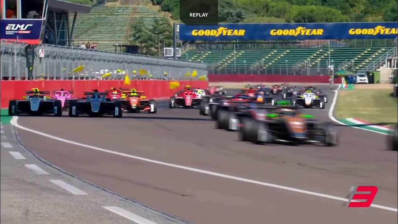 Start crash 2026 Eurocup 3 Imola Sprint Race