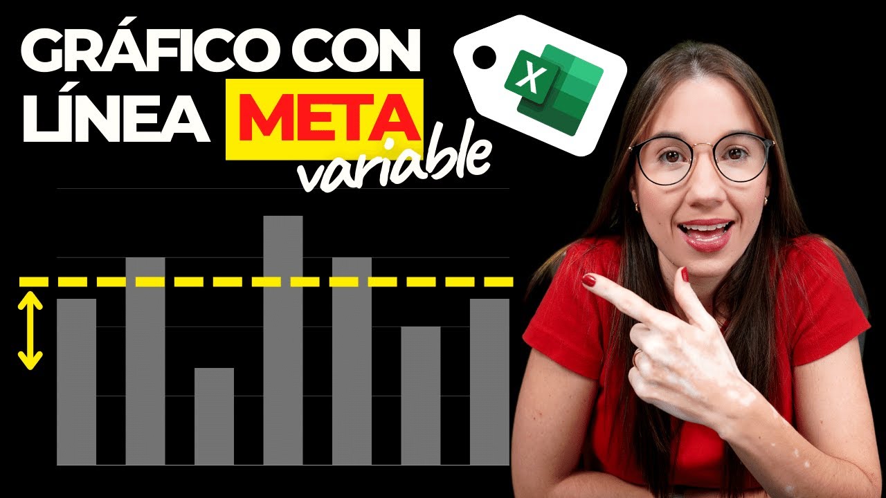 📊 Crea Gráficos con LÍNEA de META/OBJETIVO/PROMEDIO en #EXCEL