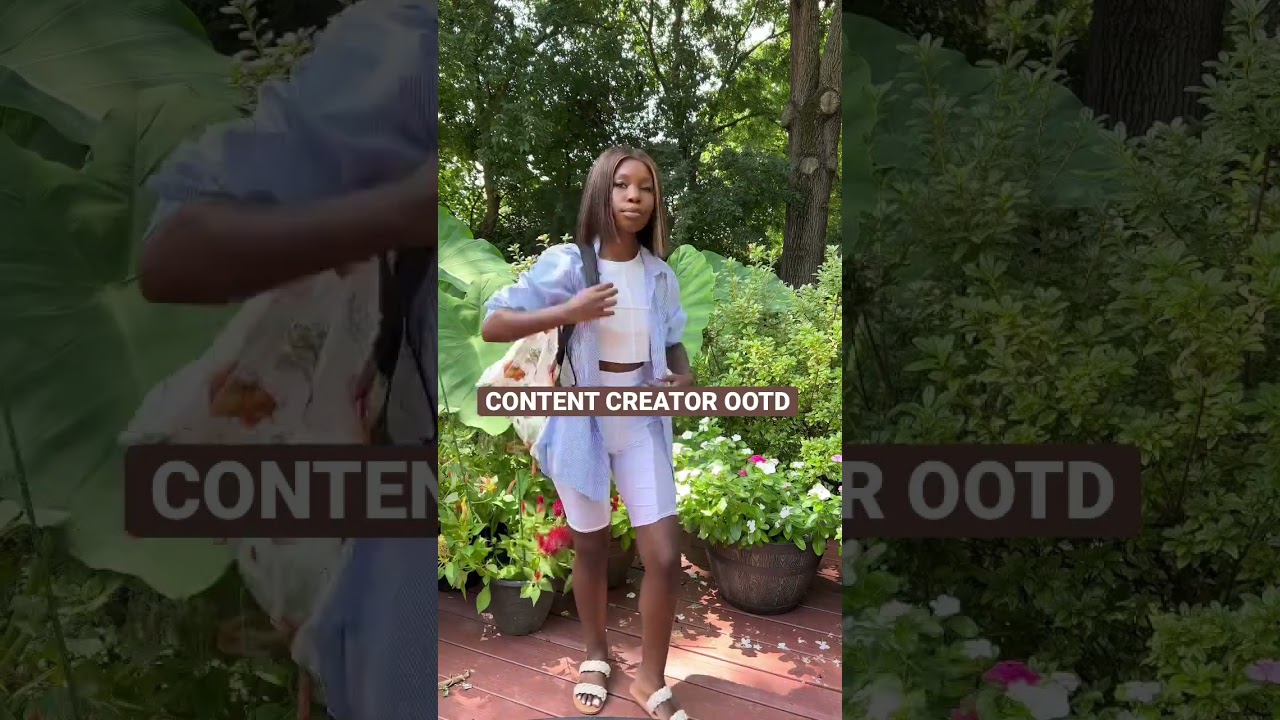 Content Creator OOTD | Getting ready to batch out content #shorts #ootd #contentbts