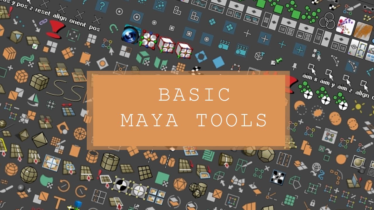 Tutorial for basic tools in Maya