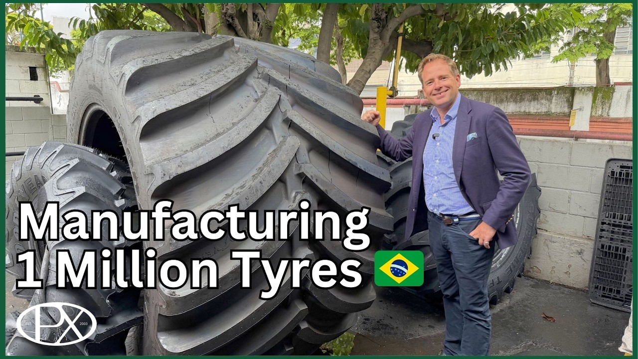 From Rubber to Tractor Tyre, How 1 Million Tyres Are Made Per Year Inside Goodyear Titan Brazil
