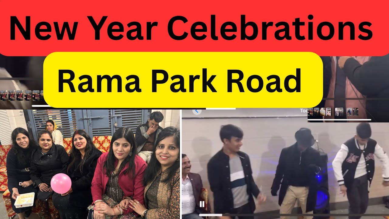 New Year 2026 Celebrations || Dwarka Mor || Rama Park || #viral #newyear #video #funny 
