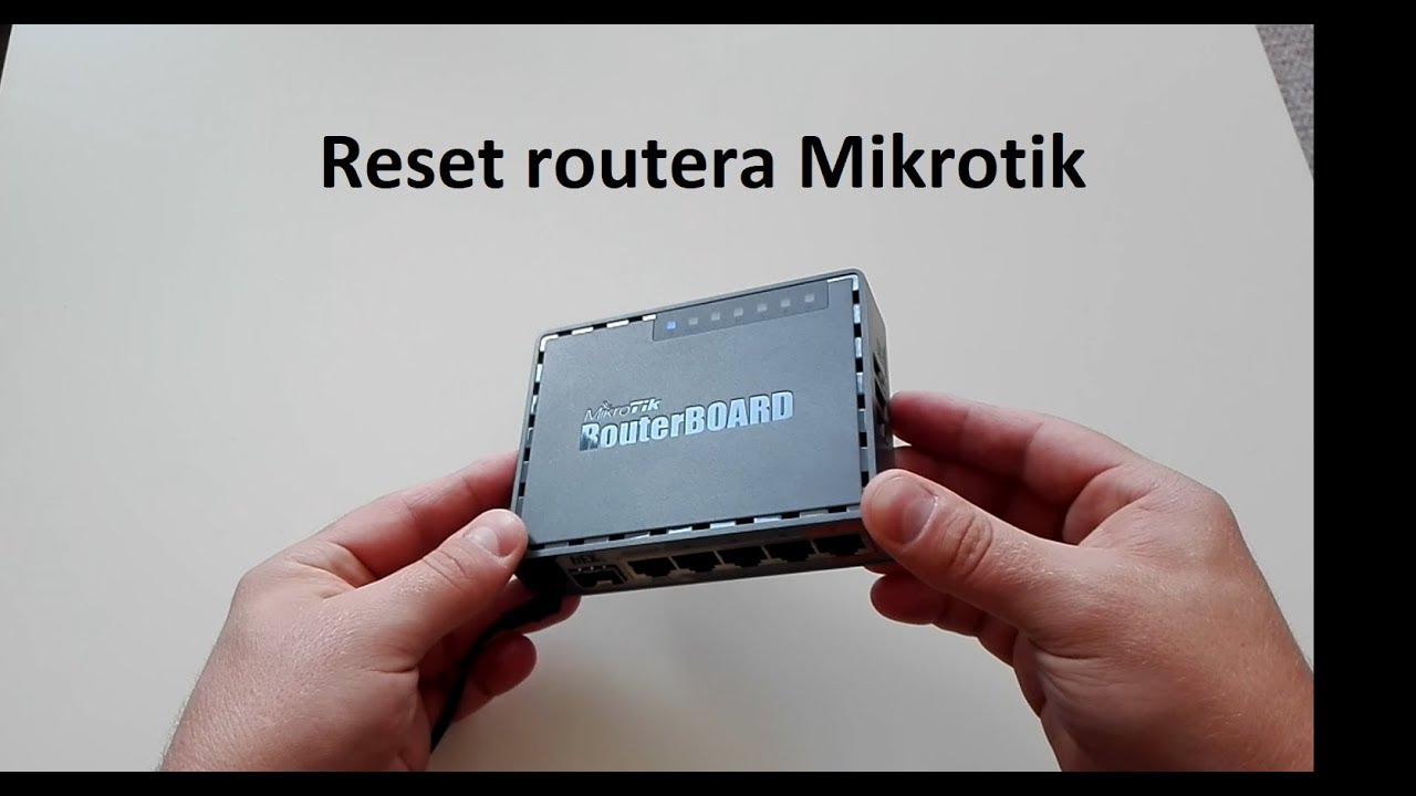 #Mikrotik Reset do ustawień fabrycznych routera mikrotik