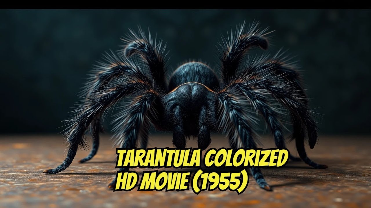 Tarantula 1955 colorized HD Movie (John Agar) 
