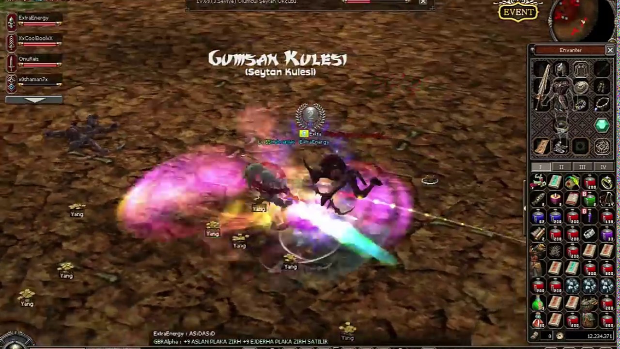 Metin2 Tr TAM KULE YAPIMI - XxCoolBoolxX, ExtraEnergy,OnuReis