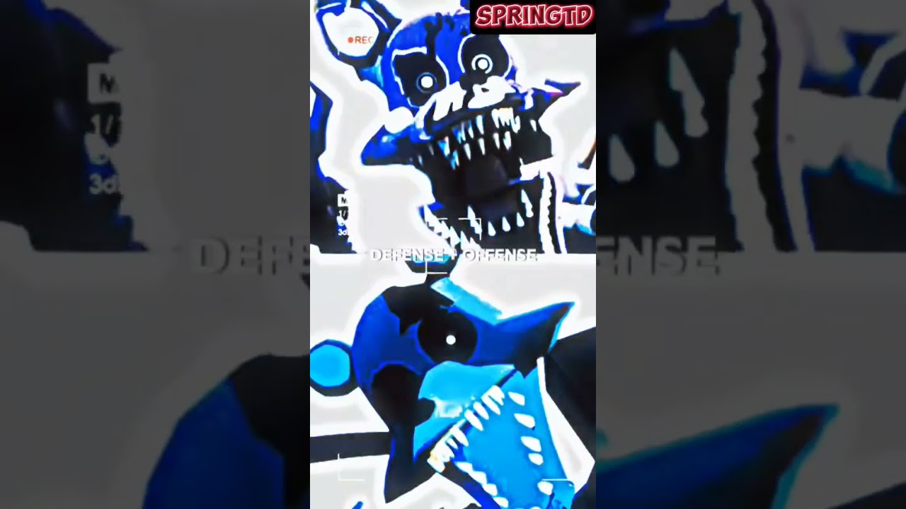Leviathan Mangle vs Hydra Mangle#SPRINGTD#fnaf #EDIT#FNTD