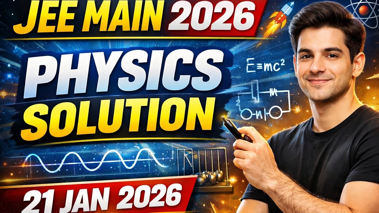 Jee main 21 jan memory based question solution