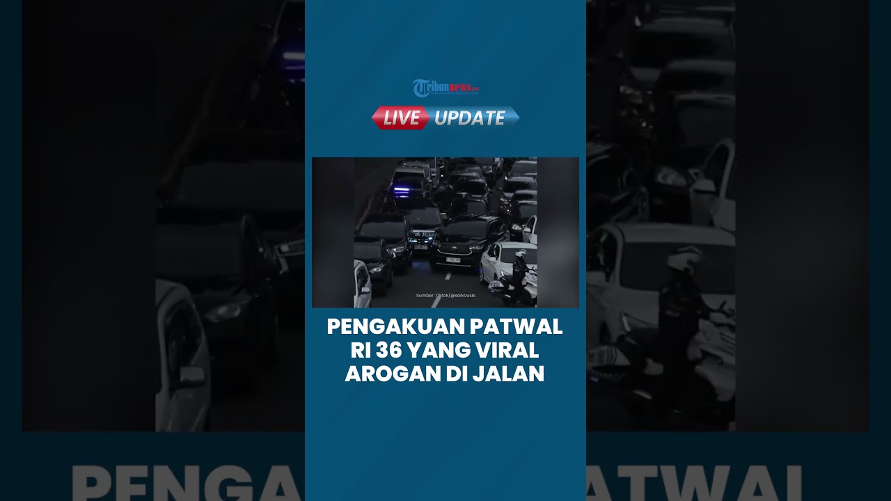 Aksi Arogan Brigadir DK, Petugas Patwal Mobil RI 36 Tunjuk tunjuk Pengendara, Disanksi Teguran