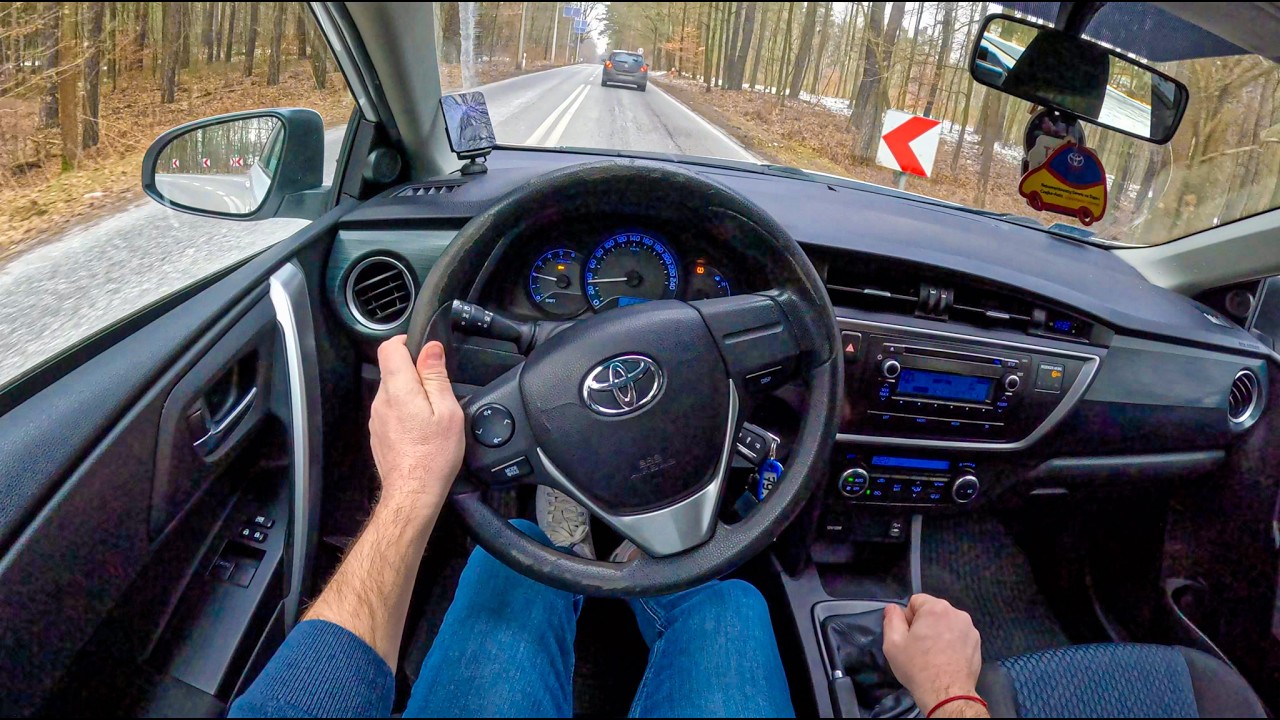 2014 Toyota Auris | 1.4 D-4D 90 HP | POV Test Drive #2704 | Joe Black