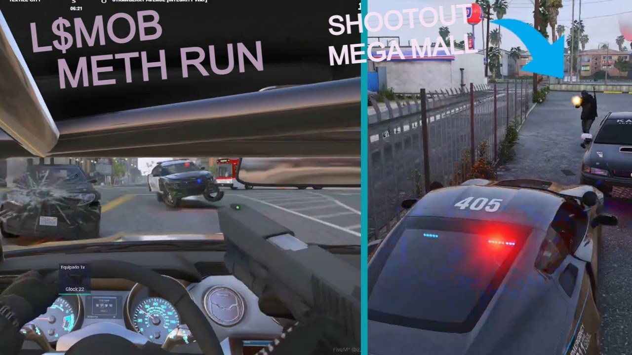 PRIMEIRO Meth Run da L$ MOB (Múltiplas POVs) | NOPIXEL SA