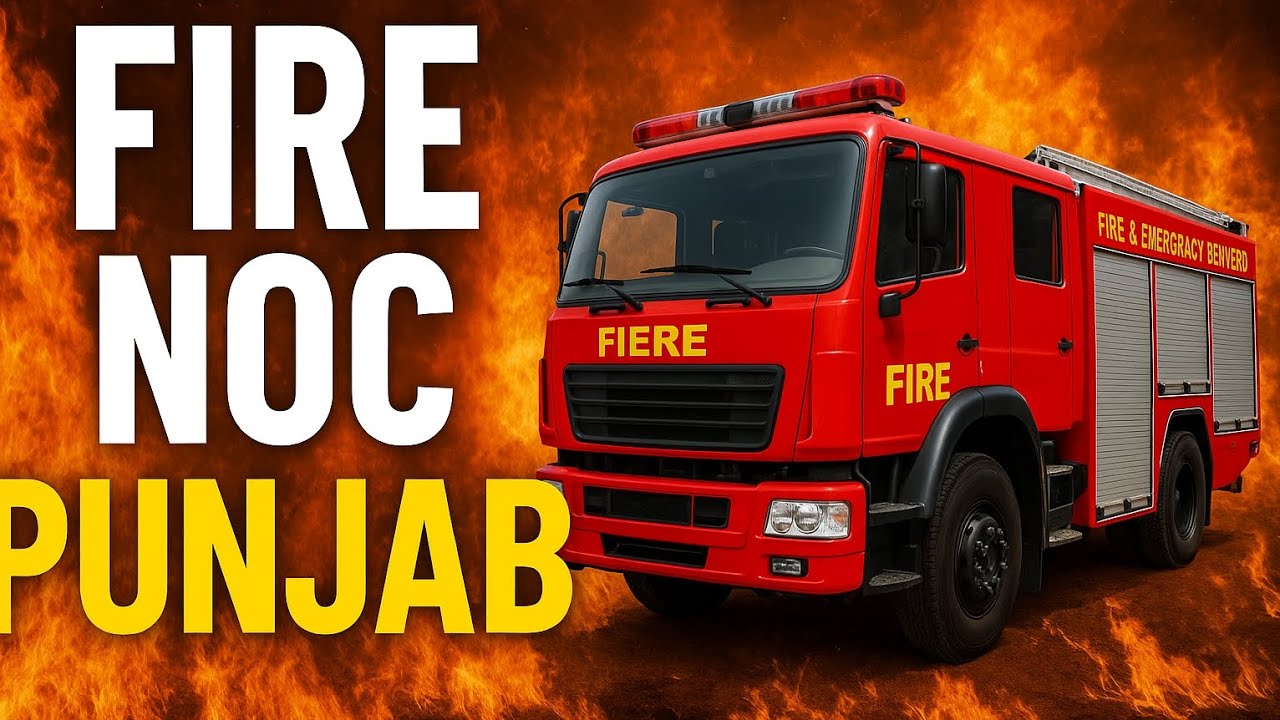 Confused about Fire NOC in Punjab? How to apply, required documents, fees, and online process.