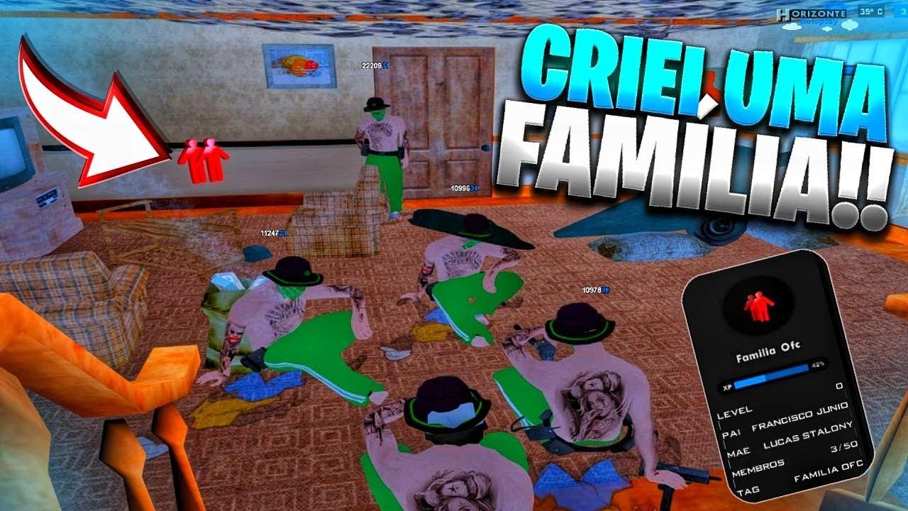 🚨COMO CRIAR UMA FAMILIA NO HORIZONTE RP? CRIEI A MILHA FAMILIA NESSE VIDEO! - GTA SAMP RP