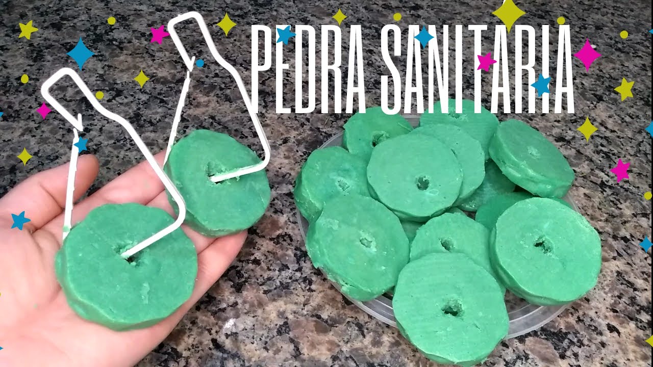 PEDRA SANITÁRIA FEITA EM CASA SUPER CHEIROSA DEIXE O VASO SANITÁRIO CHEIROSO POR MUITO TEMPO