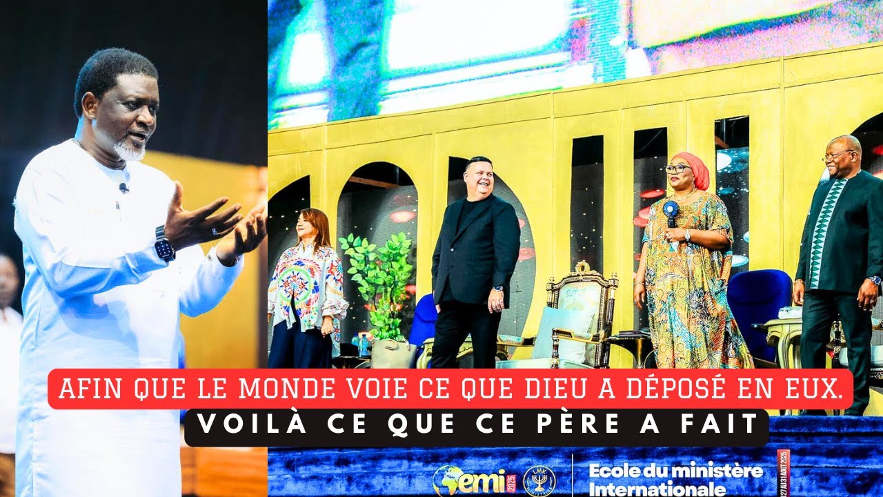 PATRIARCHE CHARLES AGYINASARE 🕊️Voici un père, rempli d’amour et de vision pour son fils et sa fille
