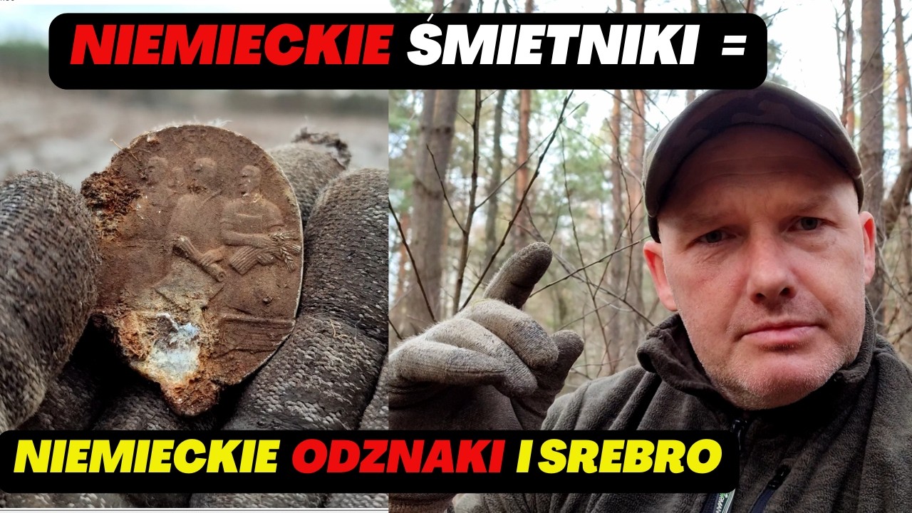 Niemieckie śmietniki to kopalnia skarb&oacute;w. Poszukiwania z wykrywaczem metali.