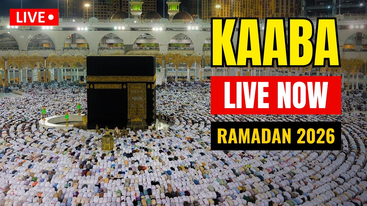 🔴 Kaaba Live Now | Makkah Live Ramadan 2026 🌙 | Masjid Al Haram Taraweeh Prayer | Mecca Live Stream