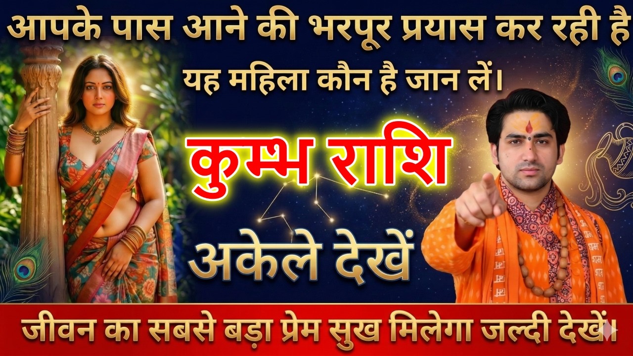 कुम्भ राशि वालों आपके पास आने की भरपूर प्रयास कर रही है यह महिला कौन है जान लों