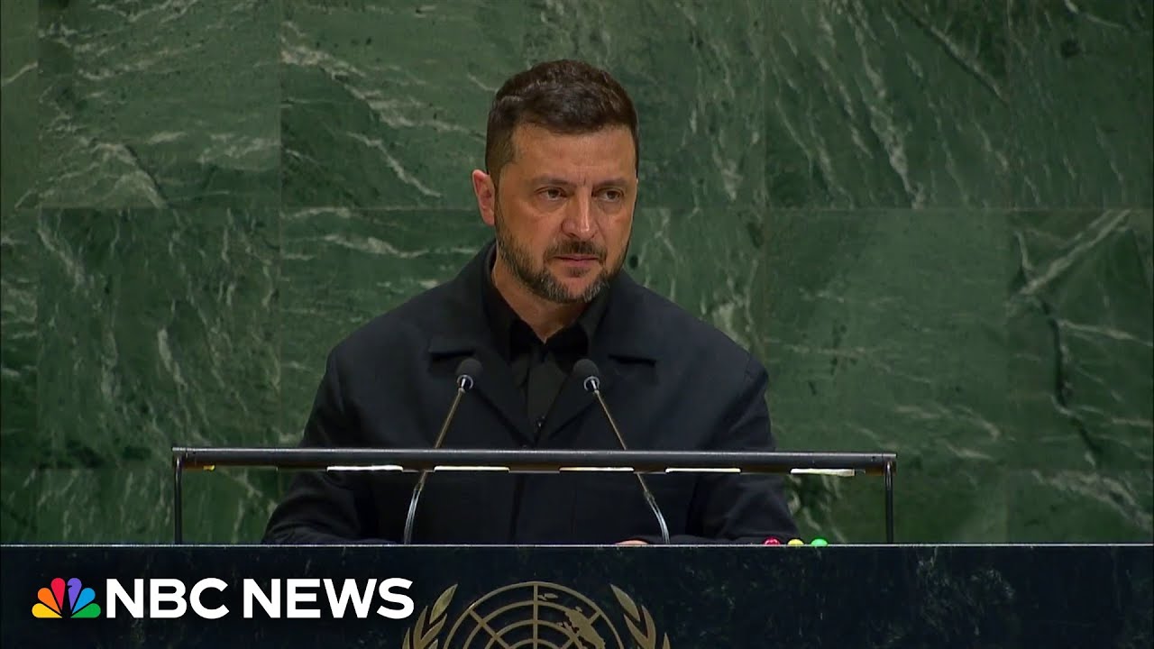 Zelenskyy delivers address at United Nations General Assembly